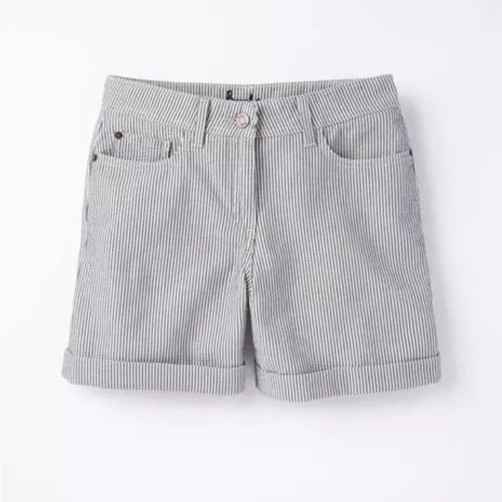 Boden Santorini striped shorts size 8